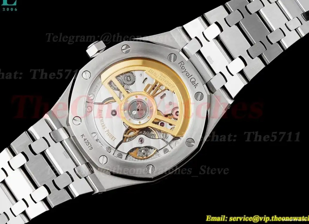 SS ZF A4302 V3 SS Royal Black Clone 15500 Stk Oak 41mm Super 0608